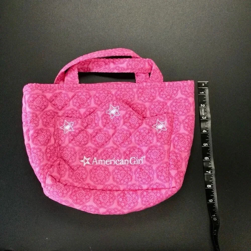 American Girl Kids Pink‎ Quilted Tote Bag